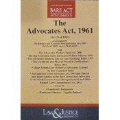 Law & Justice Publishing Co's Advocates Act, 1961 Bare Act 2024